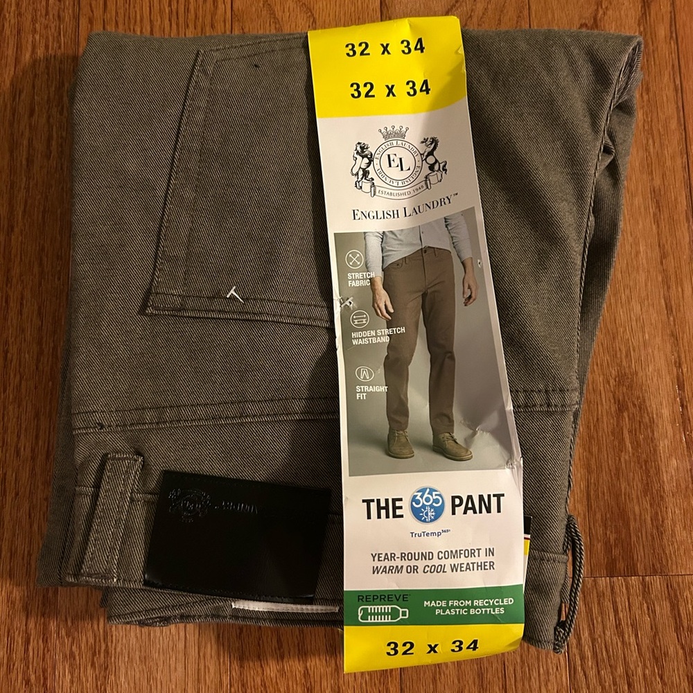 English Laundry Men's Pants - brown 32x34 new with tags